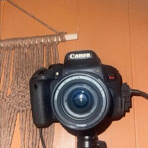 Canon EOS Rebel DSLR Camera - Black